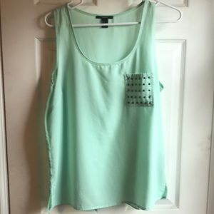 Flowy Mint Tank Top
